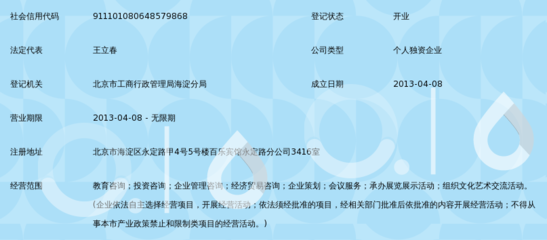 北京立春鑫晨教育咨詢中心 文化藝術交流活動組織與策劃典范
