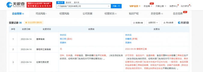 宗馥莉接掌娃哈哈廣發(fā)飲料董事 農(nóng)業(yè)板塊或迎新布局